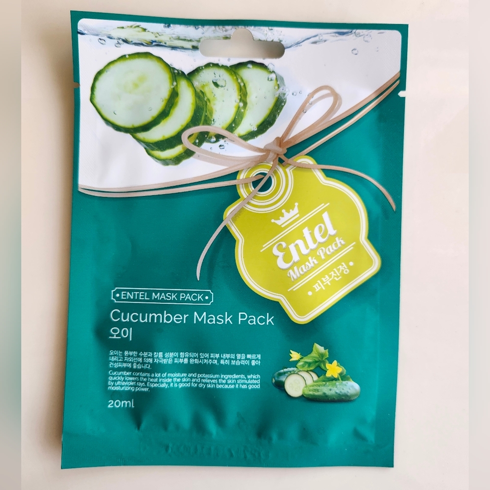 Cucumber, Black Pearl, And Collagen Mask Pack - Refreshing Korean Skincare